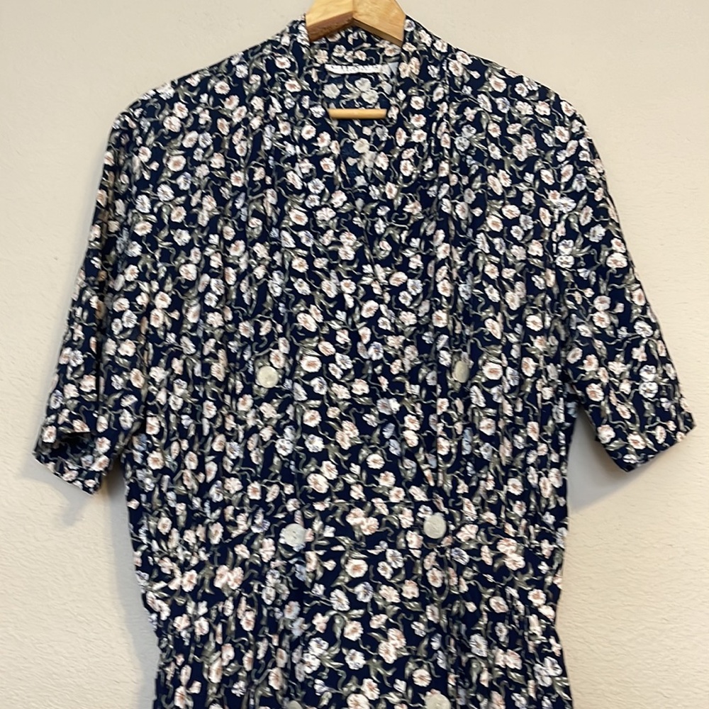 Chaus Floral Tie Waist Midi Dress - Picture 17 of 17